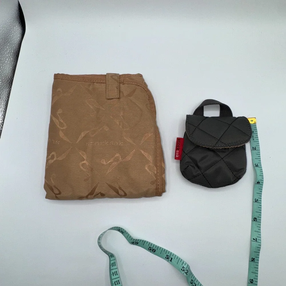 Storksak Bobby Diaper Bag Bottle Bag Pacifier Bag Gray Changing Pad 4‎ Piece Set